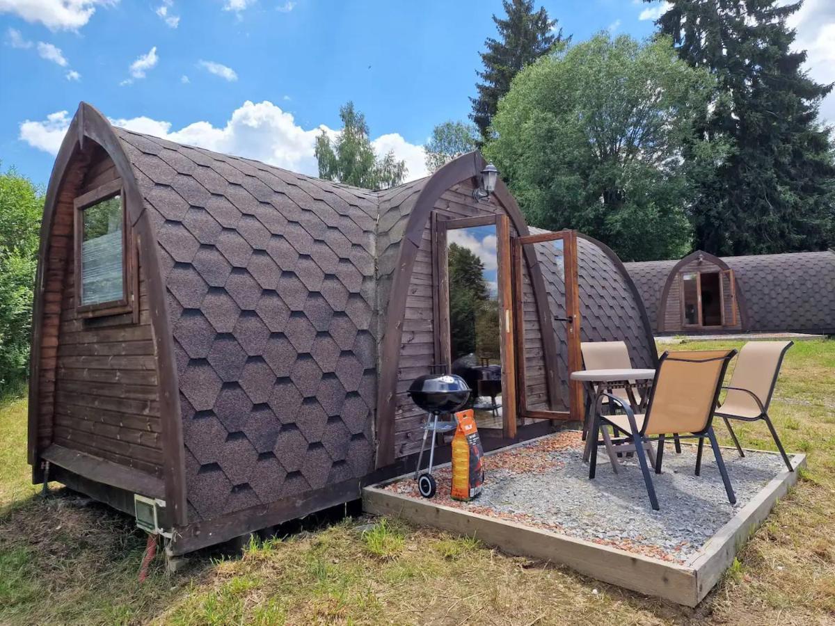 Hobiti Chatka Lipno Černá v Pošumaví Exteriör bild